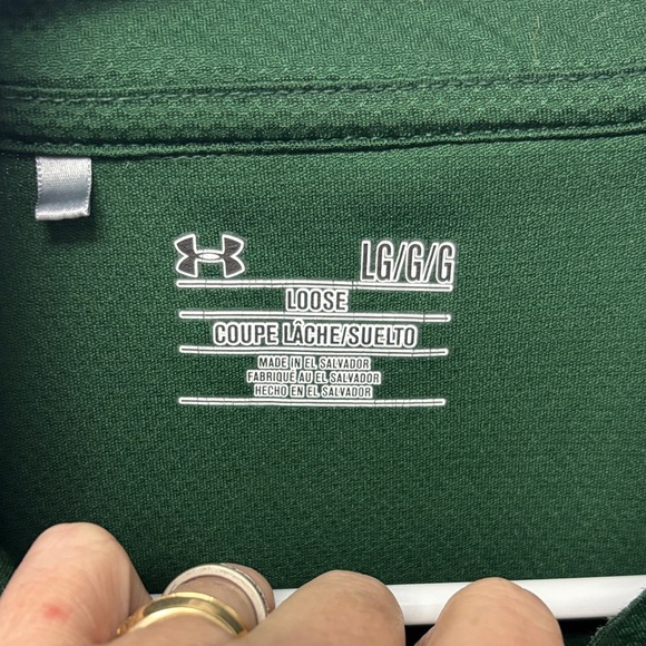 Under Armour Green Zip Up Sweater - Picture 3 of 6
